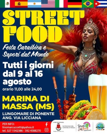 Festa dei Popoli Latini Street Food Marina di Massa